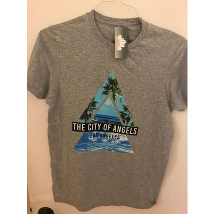 New Gray City of Angels Los Angeles Men's Small T-Shirt