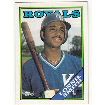 1988 Topps baseball card 777 Lonnie Smith