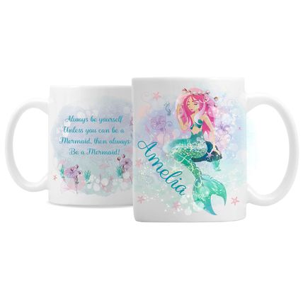 Mermaid mug for daughter children girlfriend happy birthday congratulations