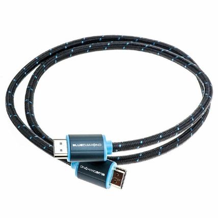 6 ft. BlueDiamond Premium HDMI 4k UltraHD Certified Cable with Ethernet - Black/