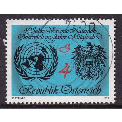Austria 1985 United Nations Fine Used SG 2057 VGC