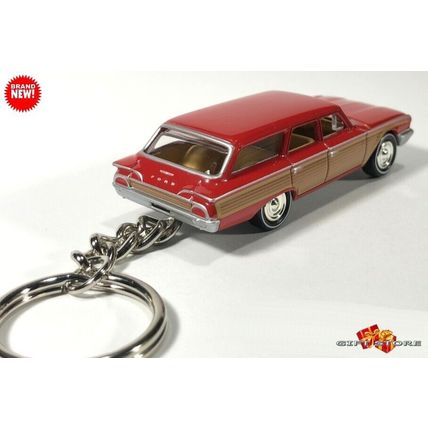 RARE KEYCHAIN RED FORD GALAXIE COUNTRY SQUIRE CUSTOM Ltd EDITION GREAT GIFT