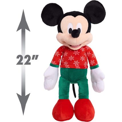 Disney Mickey Mouse 2020 Large Holiday Plush-22"-NEW-SEALED-FAST SHIPPING