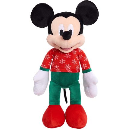 Disney Mickey Mouse 2020 Large Holiday Plush-22"-NEW-SEALED-FAST SHIPPING