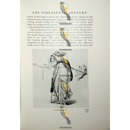 La Belle Assemble, 1809, Fashion Book Illustration (Print), 1909