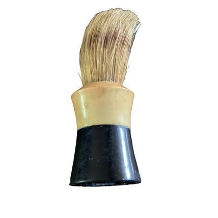 Vintage Ever Ready Badger Hair Shaving Brush 100T Wooden Lavender Soap Bowl Lid