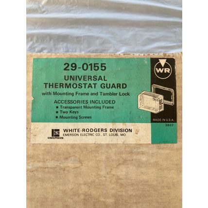 White Rodgers Vintage NOS 29-0155 Universal Thermostat Guard