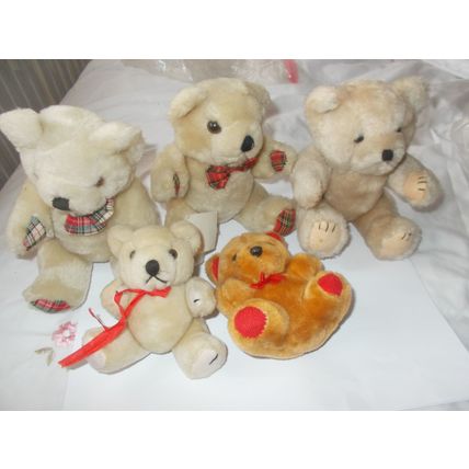 TEDDY BEARS X 5 (12/01)