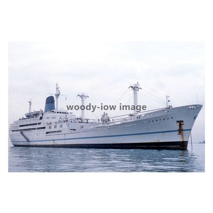 rs2675 - Blue Funnel Cargo Ship - Centaur - photo 6x4