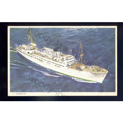 f2445 - Swedish Lloyd Ferry - Patricia - postcard