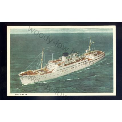 f2443 - Swedish Lloyd Ferry - Patricia - postcard