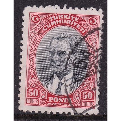 Turkey 1930 Kemel Ataturk 50k Fine Used SG 1095 VGC