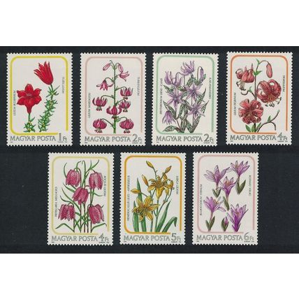Hungary Lily Family Flowers 7v 1985 MNH SG#3663-3669 MI#3788-3794