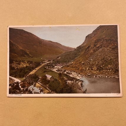 Nant Ffrancon Snowdonia, North Wales Postcard UNUSED 1950's
