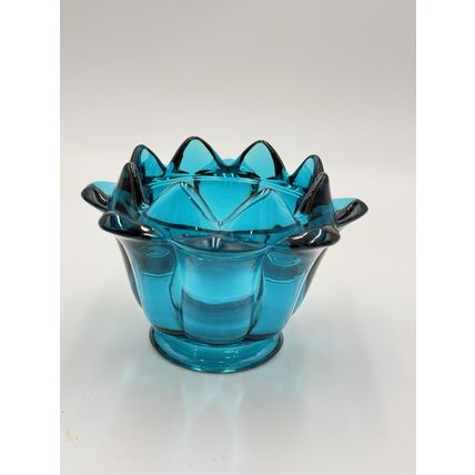 Vintage Viking Art Glass Epic 1507 Frog Artichoke Flowerlite MCM 1968