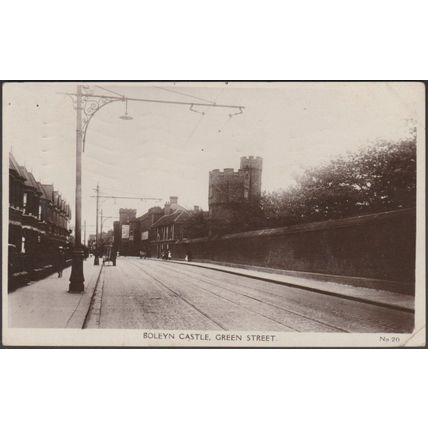 Boleyn Castle, Green Street, East Ham, London, 1926 - Lank's RP Postcard