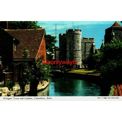 Westgate Tower And Gardens, Canterbury, Elgate Postcard, 1987