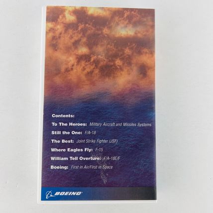 Boeing 1999 A&M Music Videos VHS Tape Super RARE Collectible