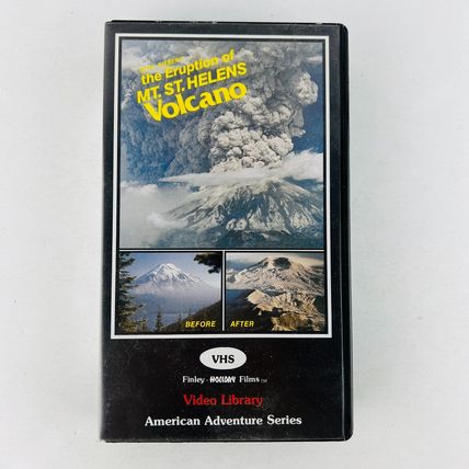 Eruption of Mt St Helens Volcano VHS Video Tape