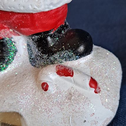 Greenbrier SANTA CLAUS Christmas STOCKING HOLDER Mantel Cement Hanger Hook