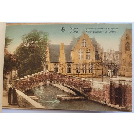 Postcards Bruges, Belgium. Book of 10. Unposted