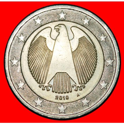 Ⰶ NON-PHALLIC TYPE 2008-2025: GERMANY★2 EUROS 2019A PRUSSIA★LOW START★NO RESERVE