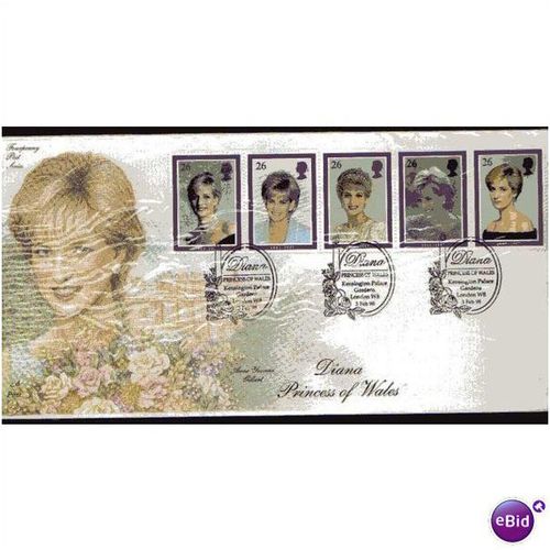 1998 'DIANA, PRINCESS OF WALES -KENSINGTON PALACE W8, SP PMK(EBID257)