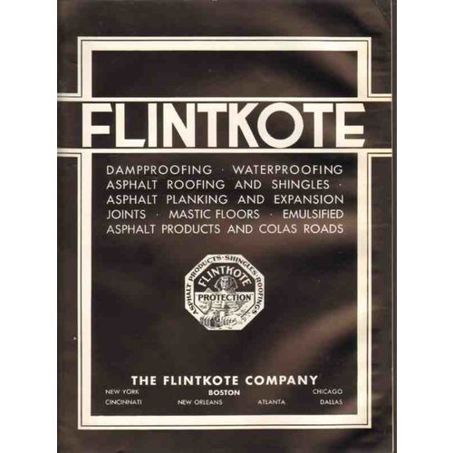 flintkote company 1931 waterproof asphalt shingle roof vintage catalog
