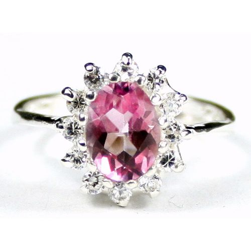 Pure Pink Topaz, 925 Sterling Silver Ring, SR235