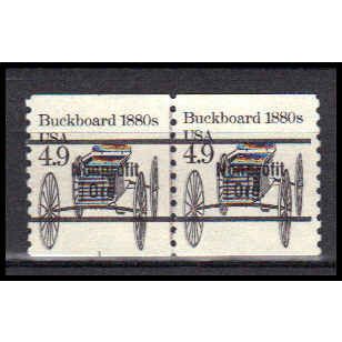 2124a 4.9c Buckboard Fine MNH Dry Gum CNP Left 1 Gap 1R PA0652
