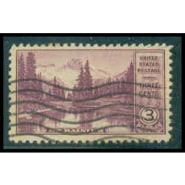 Used 742 3c Mt. Rainier Fine Plus M07433