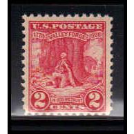 645 2c Valley Forge Barely Clears MNH O1337