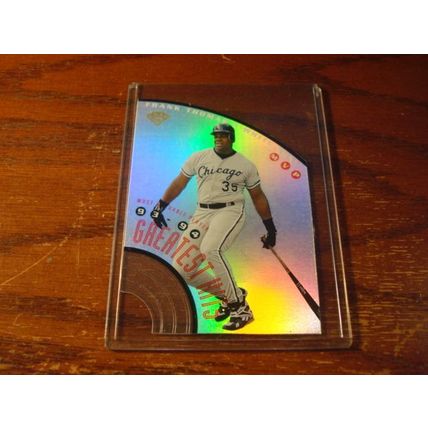 1996 Donruss, Greatest Hits, FRANK THOMAS HOF, White Sox, #8, #'d3227/5000