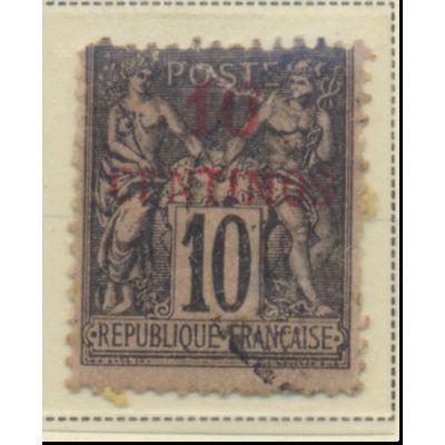 French Morocco Stamp Scott #3, Used