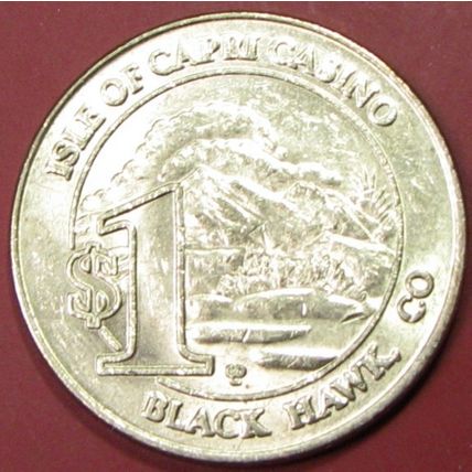 Isle of Capri. $1 Casino Token. Black Hawk, CO. 09A.