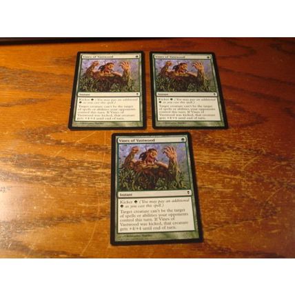 Magic the Gathering, MTG, 7-cards, 1993-2009, VINES of VASTWOOD