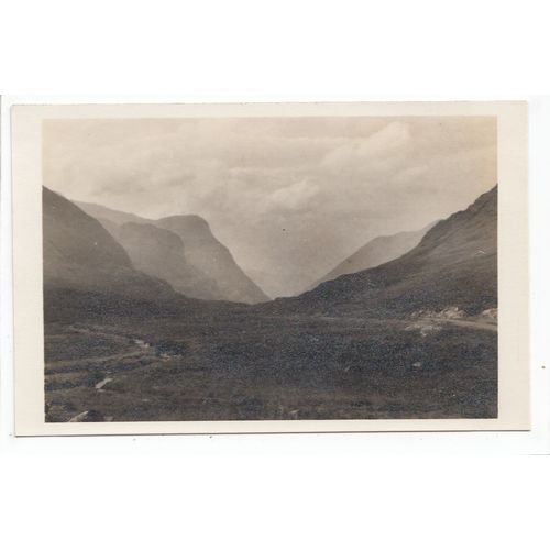 Glencoe Scene Postcard Argyllshire 101c
