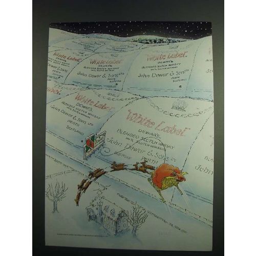 1984 Dewar's White Label Scotch Ad
