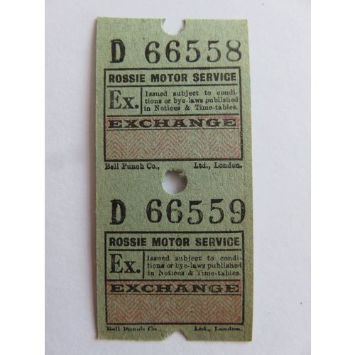 Rossie Motor Services Bus Ticket