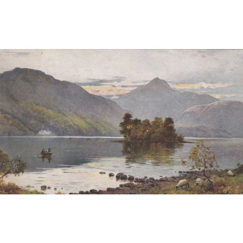 Loch Lomand Wallace's Isle & Inversnaid Stirlingshire Postcard (STI76994)