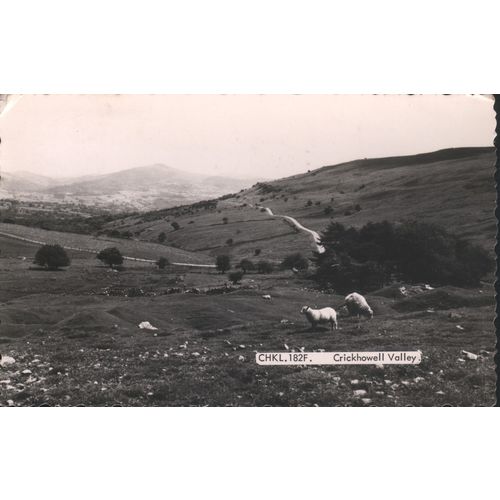 Crickhowell Valley, Brecknockshire, Wales - Frith's