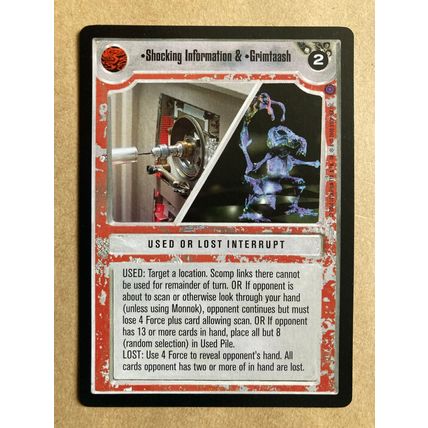 Star Wars CCG: Reflections II Limited # Shocking Information & Grimtaash (A)