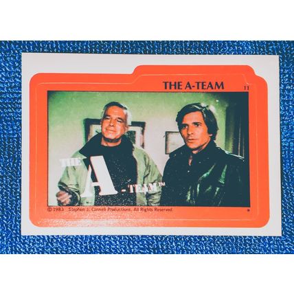 Retro 1983 The A-Team Collectors Sticker 1 VG