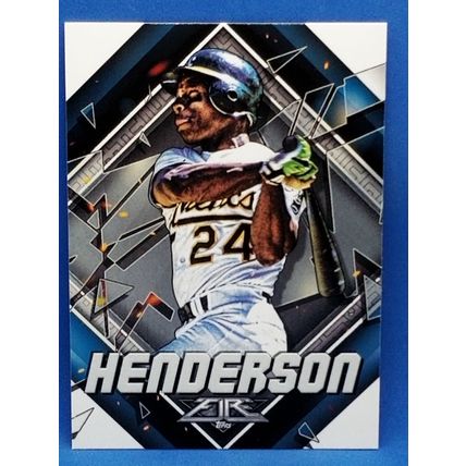 2022 Topps Fire #145 Rickey Henderson