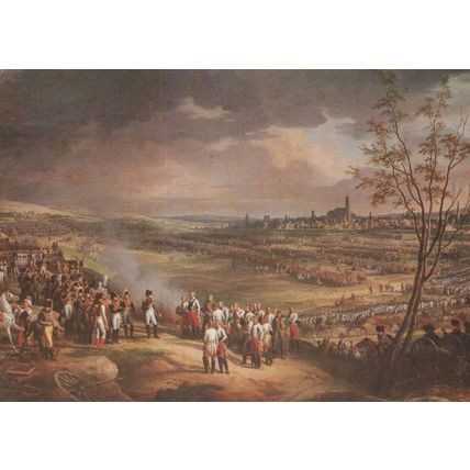 Charles Thevenin Reddition D'Ulm French Victorian Painting Postcard