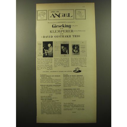 1959 Angel Records Ad - April on Angel