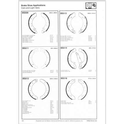 Quinton Hazell Disc Pads And Brake Shoes Parts Catalogue QH10 1997 1998 PDF