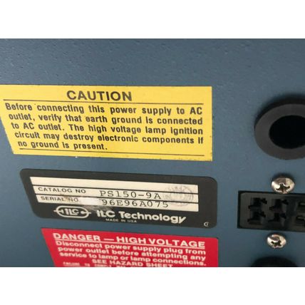 ILC TECHNOLOGY PS150-9A ILLUMINATOR POWER SUPPLY,ILC PS150-9,SK