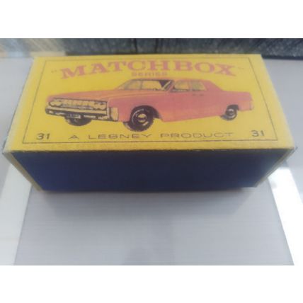 Matchbox - 31 Lincoln Continental (Red) - Replica Box