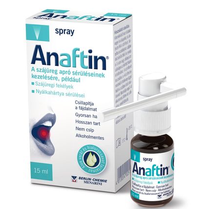 PACK Anaftin® 15 ml SPRAY Mouthwash Relieves the Discomfort and Pain